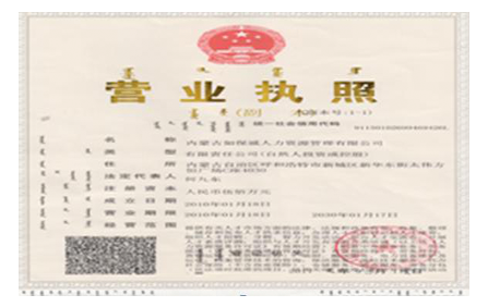 营业执照